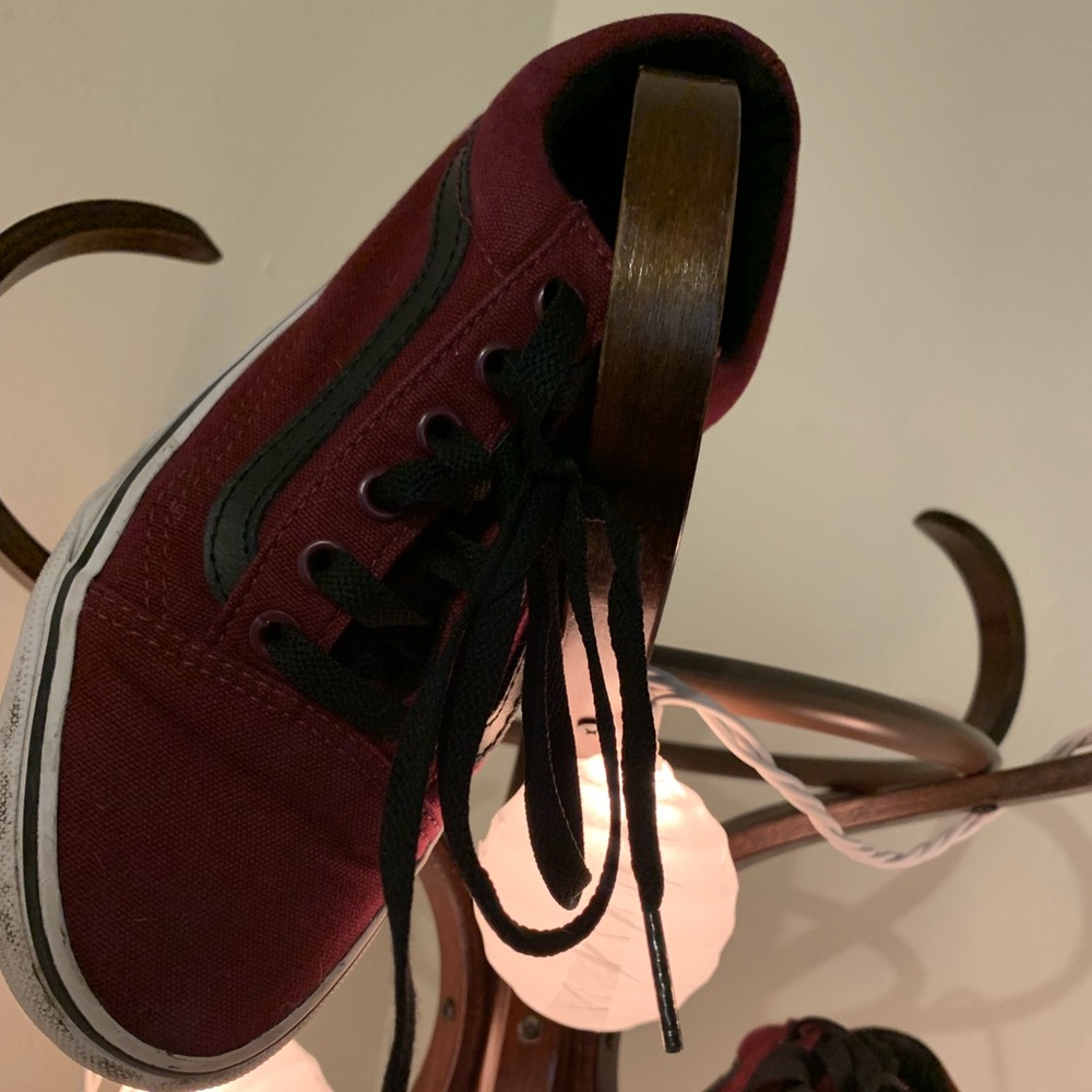 Women’s Maroon Red Vans - Size 6.5